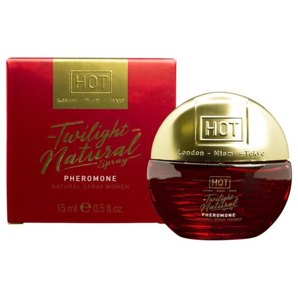 HOT Twilight Natural - feromon parfume til kvinder - duftfri - 15ml