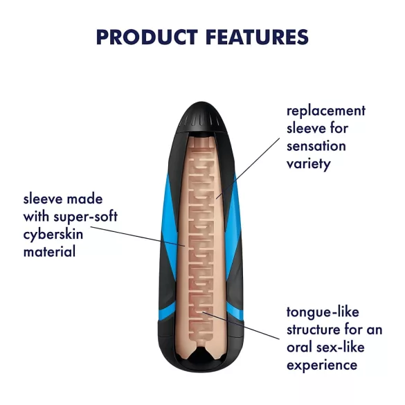 Satisfyer Sleeve Lusty Tongues - masturbatorindsats