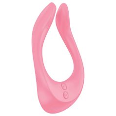 Satisfyer - parvibrator med genopladeligt batteri - pink