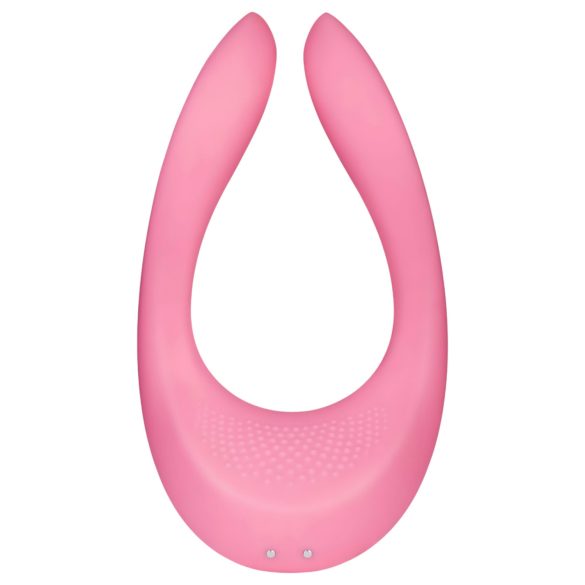 Satisfyer - parvibrator med genopladeligt batteri - pink