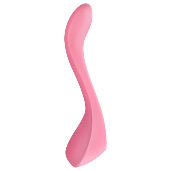 Satisfyer - parvibrator med genopladeligt batteri - pink