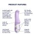 Satisfyer Charming Smile - vandtæt, genopladelig G-punkt vibrator (lilla)