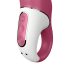 Satisfyer Petting Hippo - genopladelig, vandtæt vibrator (lyserød)