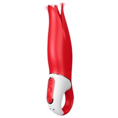   Satisfyer Power Flower - vibrator - opladelig vandtæt - rød