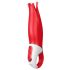 Satisfyer Power Flower - genopladelig, vandtæt vibrator (rød)