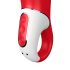 Satisfyer Power Flower - genopladelig, vandtæt vibrator (rød)