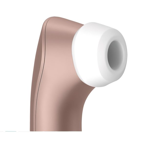 Satisfyer Pro 2+ - klitorisvibrator med sug - genopladelig - brun