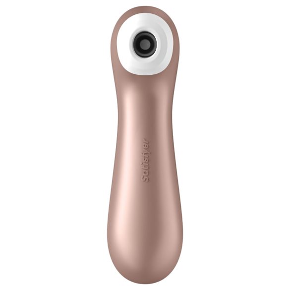 Satisfyer Pro 2+ - klitorisvibrator med sug - genopladelig - brun