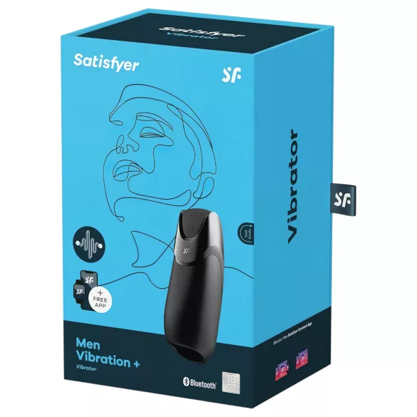 Satisfyer Men - masturbator med smart funktion - sort