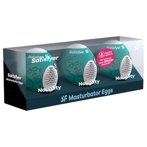 Satisfyer Egg Naughty - masturbatoræg sæt - 3 stk