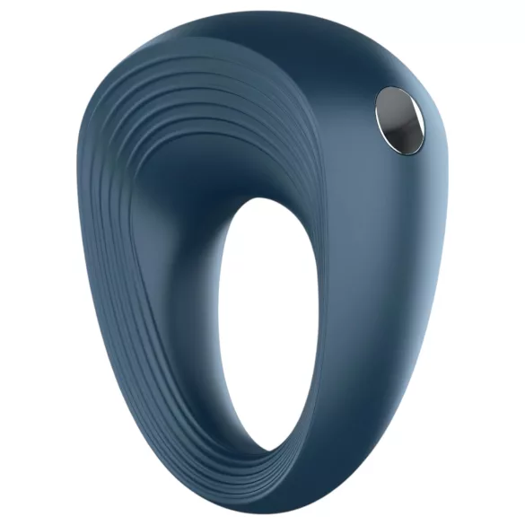 Satisfyer - penisring med vibration - vandtæt - grå