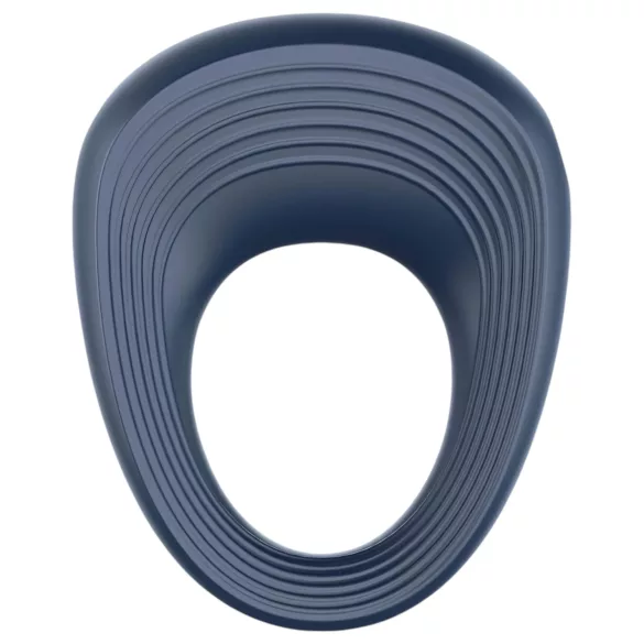 Satisfyer - penisring med vibration - vandtæt - grå