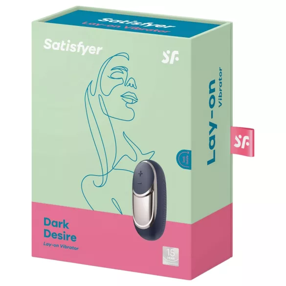Satisfyer - klitorisvibrator med genopladeligt batteri - sort