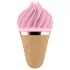 Satisfyer Sweet Treat - klitorisvibrator med rotation - genopladelig - pink/brun