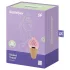 Satisfyer Sweet Treat - klitorisvibrator med rotation - genopladelig - pink/brun