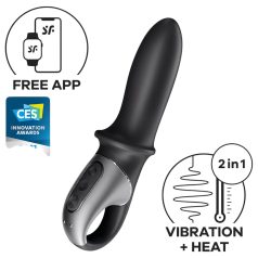   Satisfyer Hot Passion - analvibrator med varmefunktion - sort