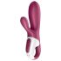 Satisfyer Hot Bunny - smart opvarmende klitorisvibrator med arm (rød)