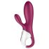Satisfyer Hot Bunny - smart opvarmende klitorisvibrator med arm (rød)