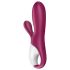 Satisfyer Hot Bunny - smart opvarmende klitorisvibrator med arm (rød)