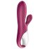 Satisfyer Hot Bunny - smart opvarmende klitorisvibrator med arm (rød)