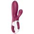 Satisfyer Hot Bunny - smart opvarmende klitorisvibrator med arm (rød)