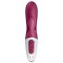 Satisfyer Hot Bunny - smart opvarmende klitorisvibrator med arm (rød)
