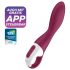 Satisfyer Heated Thrill - opvarmet vibrator - rød