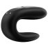 Satisfyer Double Fun - parvibrator - app-styret vandtæt - sort