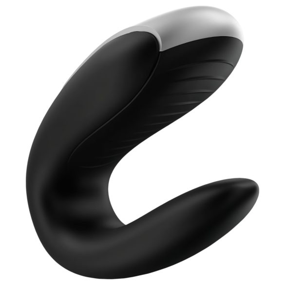 Satisfyer Double Fun - parvibrator - app-styret vandtæt - sort