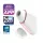 Satisfyer Love Triangle - klitorisvibrator med trykbølger - hvid