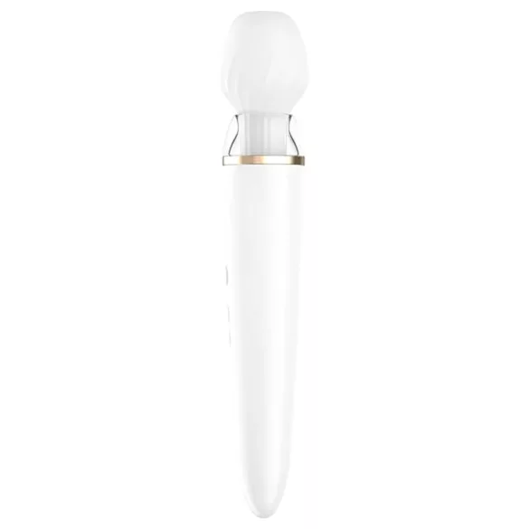 Satisfyer Double Wand-er - App-styret massagevibrator (hvid)
