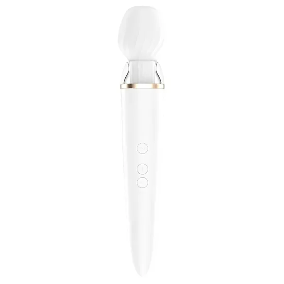 Satisfyer Double Wand-er - App-styret massagevibrator (hvid)