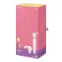 Satisfyer Double Wand-er - App-styret massagevibrator (hvid)