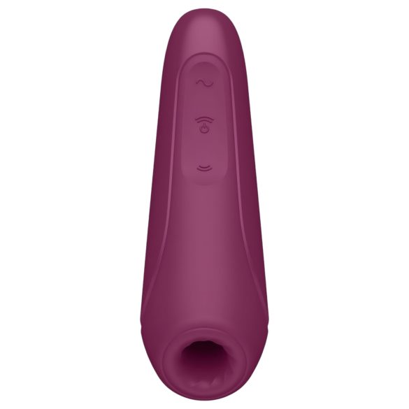 Satisfyer Curvy 1+ - smart luftbølger klitoris stimulator (rød)