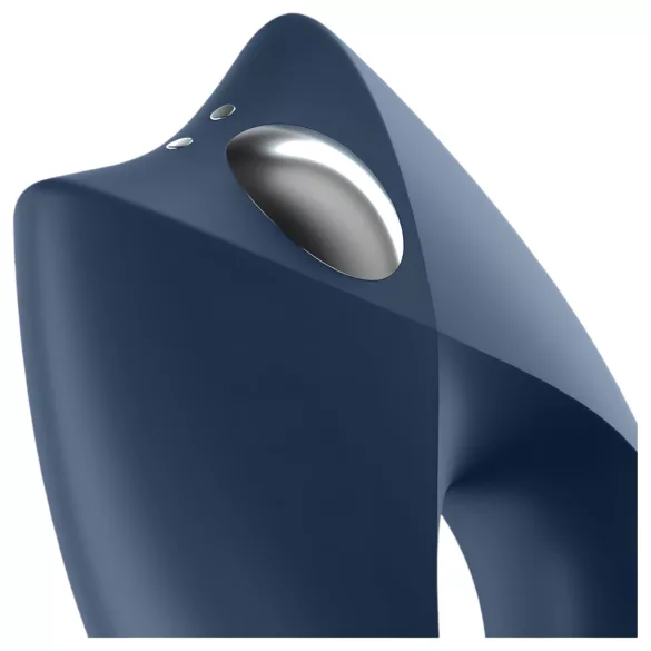 Satisfyer Royal One - App-styret vibrerende penisering til mænd (blå)