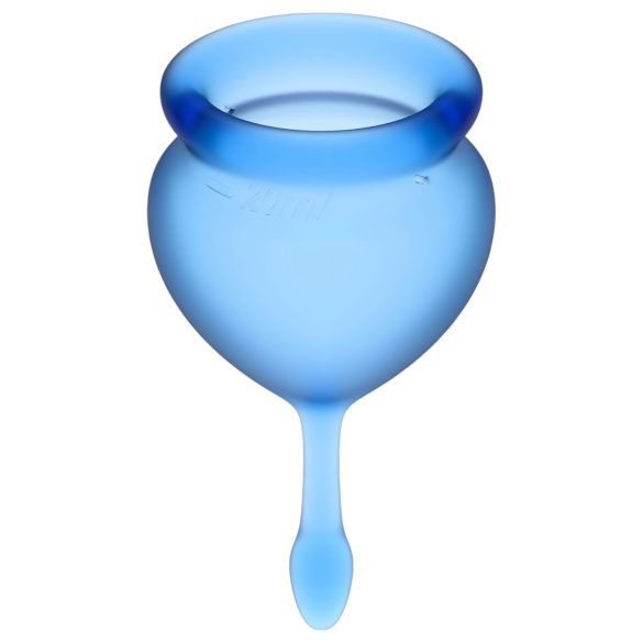 Satisfyer Feel Good - menstruationskop sæt (blå) - 2 stk