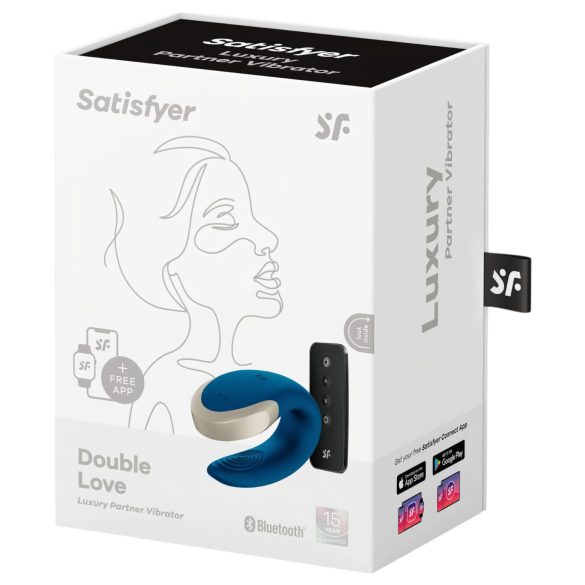Satisfyer - parvibrator med app-styring - blå