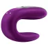 Satisfyer Double Fun - App-styret parvibrator (lilla)