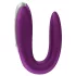 Satisfyer Double Fun - App-styret parvibrator (lilla)