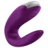 Satisfyer Double Fun - App-styret parvibrator (lilla)