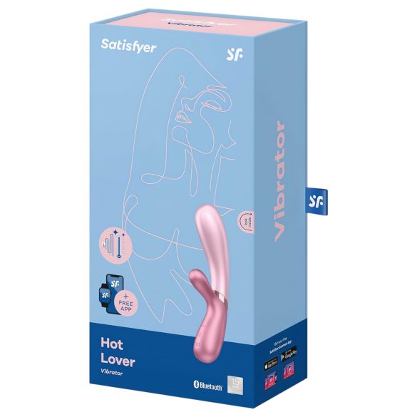 Satisfyer Hot Lover - klitorisvibrator med varme - pink