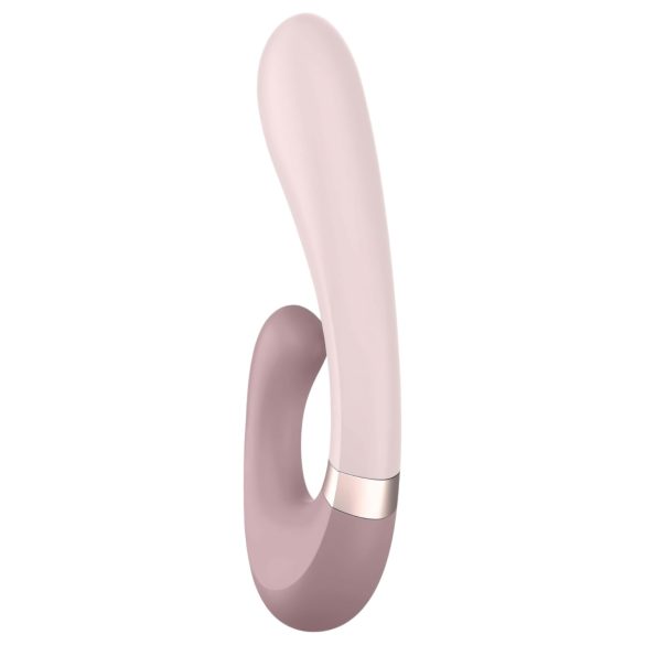 Satisfyer Heat Wave - rabbit vibrator med varmefunktion - silikone - beige