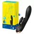 Satisfyer Double Flex - App-styret vibrator med klitorisstimulator (sort)