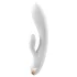 Satisfyer Double Flex - App-styret vibrator med klitorisstimulator (hvid)