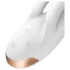 Satisfyer Double Flex - App-styret vibrator med klitorisstimulator (hvid)