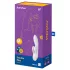 Satisfyer Double Flex - App-styret vibrator med klitorisstimulator (hvid)
