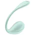 Satisfyer Smooth Petal - bærbart app-styret vibrerende æg (grøn)