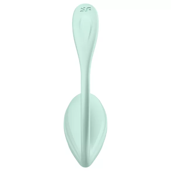 Satisfyer Smooth Petal - bærbart app-styret vibrerende æg (grøn)