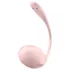 Satisfyer Ribbed Petal - bærbart trådløst vibrerende æg (pink)