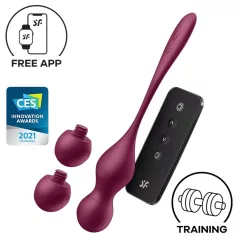   Satisfyer Love Birds Vary - App-styret vibrerende geishakugle (rød)